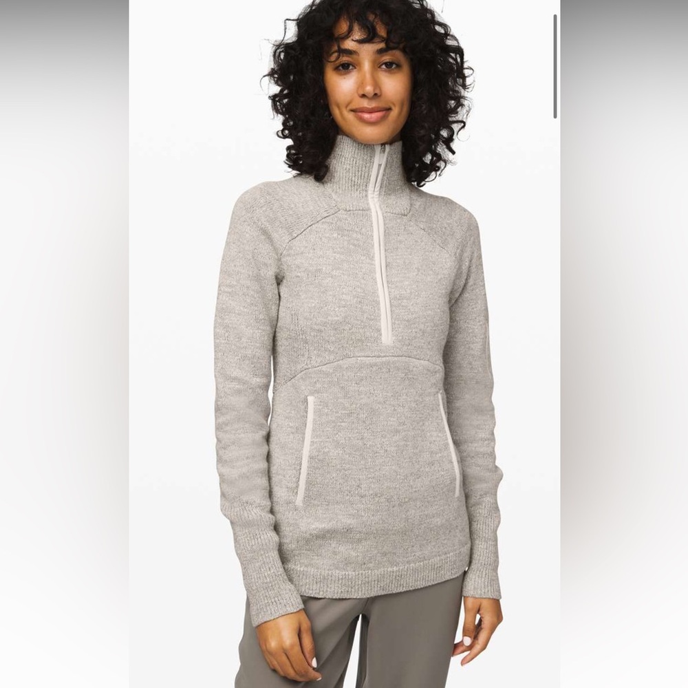 Lululemon Grey summit stride knit